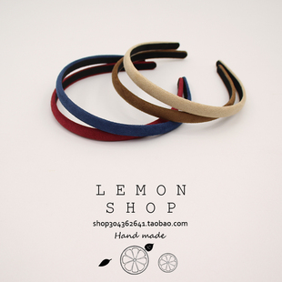 韩国简约纯色细款 发饰品 压发头箍发箍高级感发卡网红2025秋冬新款