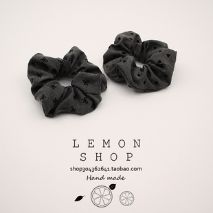 波点大肠发圈韩版网红ins发绳头绳扎头发橡皮筋丸子头高级感发饰