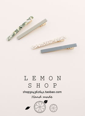 醋酸发夹边夹一字夹鸭嘴夹刘海夹卡碎发夹子韩国侧边发卡复古法式