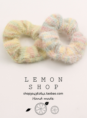 秋冬韩国新款毛绒大肠发圈温柔气质淑女头绳发绳皮套发饰网红皮筋