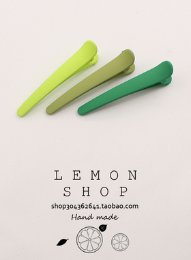 3个装无痕鸭嘴夹大号发夹韩国侧边刘海夹洗脸化妆卡碎发夹一字夹