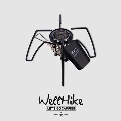 SOTO款黑化蜘蛛炉户外露营点火