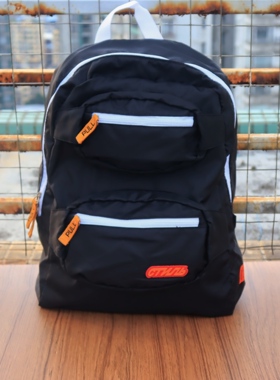 新款hp仙鹤双肩包高街包反光个性旅行包嘻哈滑板背包学生书包男女