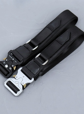 ALYX男女情侣腰带1017 9SM青年高街百搭战术机能金属扣帆布皮带潮