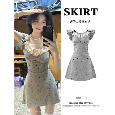 夏日绝美俏皮小裙子短款