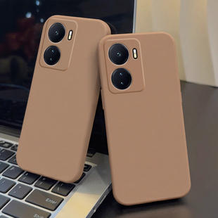 适用于iQOOZ6手机壳新款液态硅胶iQOOZ6x防摔全包直边纯色保护套爱酷Z六男女商务简约沙漠金魔方超薄方形软壳