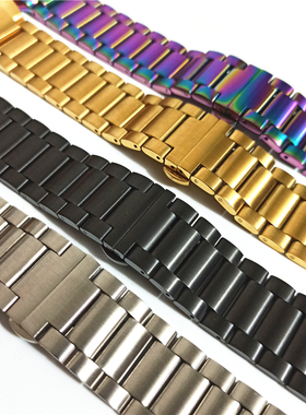 用于卡西欧gm110小火山雷g-shock手表小钢炮蝴蝶扣不锈钢表带16mm