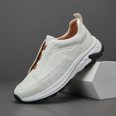 2025春季头层牛皮透气休闲鞋