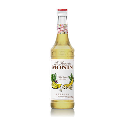 莫林香蕉玻璃瓶装700ml风味糖浆