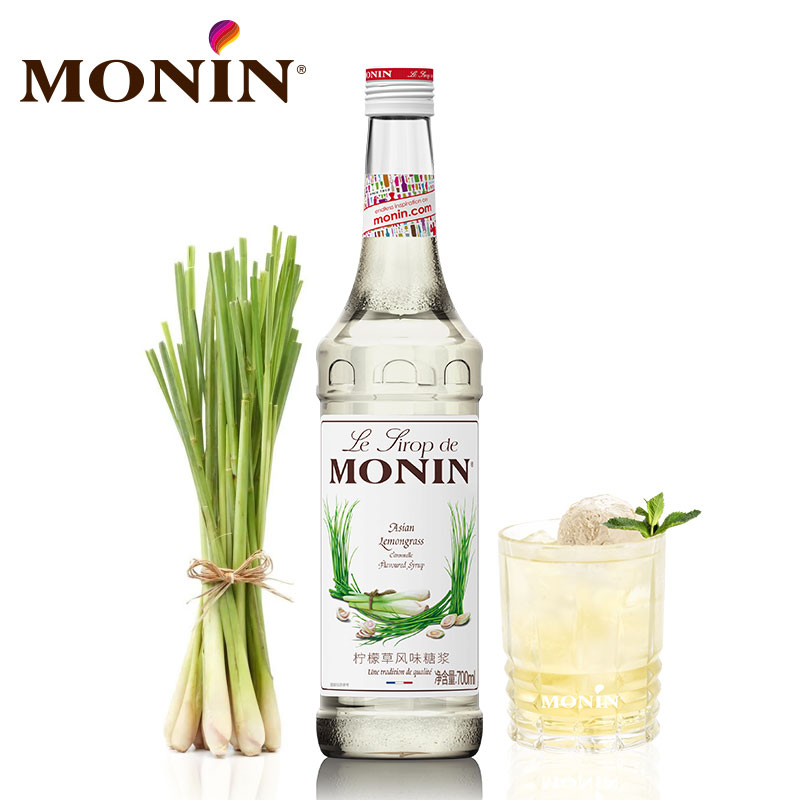 莫林MONIN柠檬草风味糖浆玻璃瓶