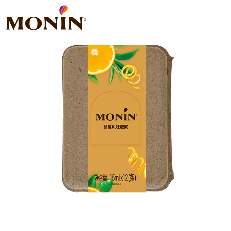 莫林橘皮风味液体糖浆条180ml