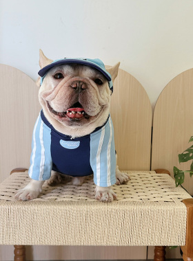 法斗衣服秋冬卫衣胖狗巴哥雪纳瑞柴犬西高地小型犬休闲宠物衣服