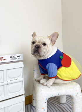 狗狗裙子衣服法斗巴哥斗牛犬比熊雪纳瑞白雪公主裙小型犬猫咪衣服