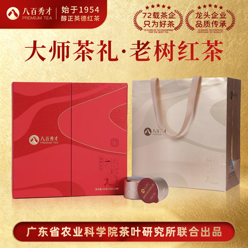 八百秀才春茶英德红茶长辈送礼