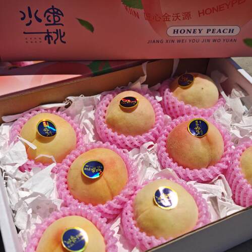 春雪水蜜桃脆甜多汁顺丰空运