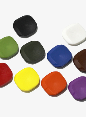 纽扣扣子 红色树脂四方磨砂暗眼扣 毛衣百搭大衣外套风衣钮扣包邮