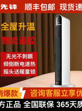 先锋取暖器家用遥控恒温暖风机PTC陶瓷电暖气机热风机HN86PS-22R