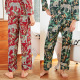 trousers men pajama home spring Silk pajamas summer single