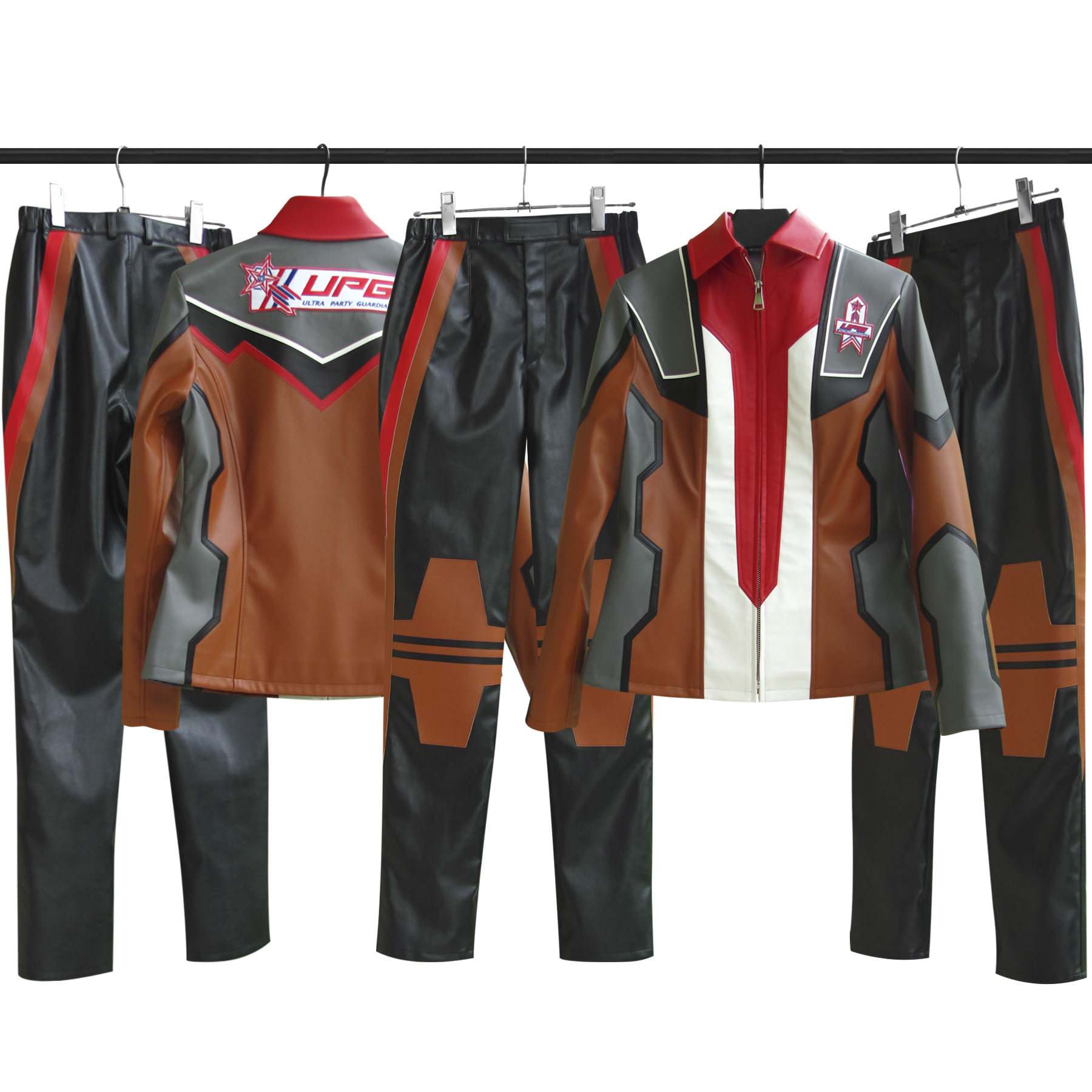 Cosplay银河奥特曼特搜队UPG服装套装/礼堂光Cos同款皮衣日常服