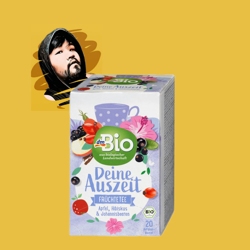 【全场5盒包邮】德国直邮dm bio有机水果茶苹果芙蓉配浆果38g