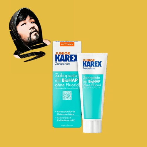 德国直邮【全场满300包邮 】KAREX儿童无氟牙膏6岁以上65ml