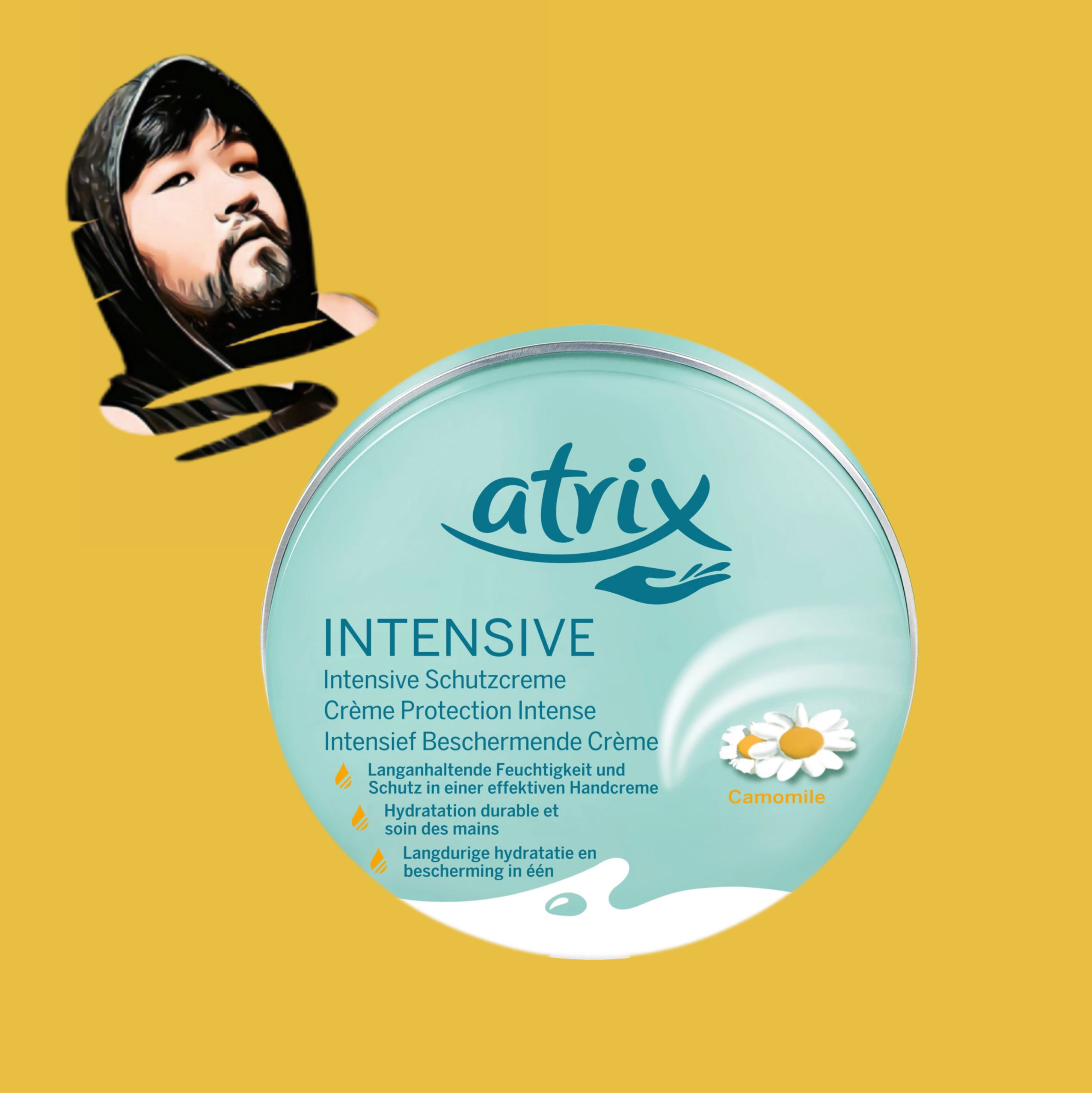 德国直邮【全场满300包邮】atrix洋甘菊罐装护手霜150ml