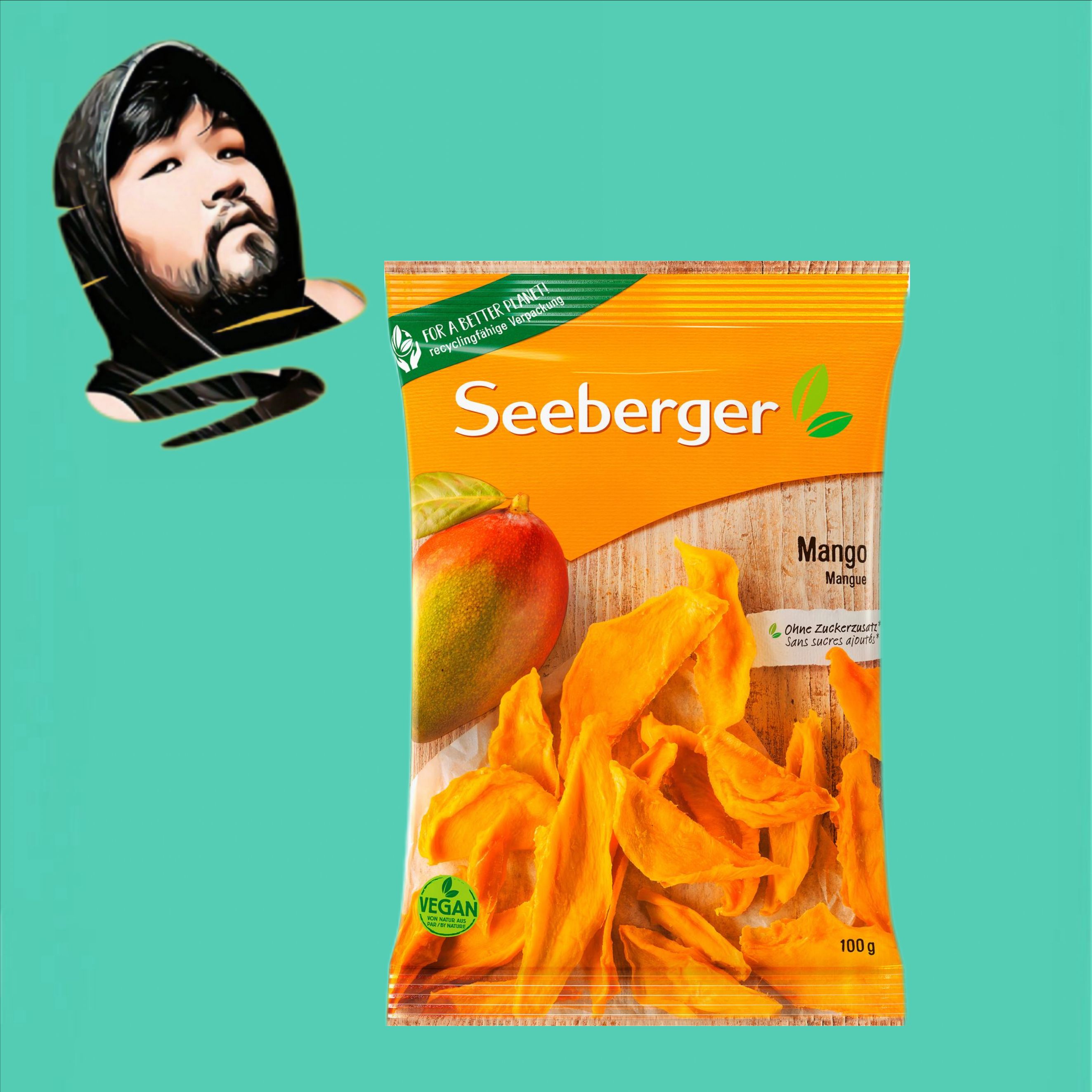 德国直邮【全场满300包邮】Seeberger芒果干100g