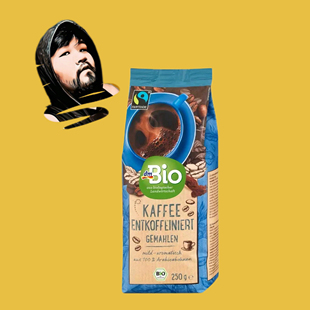 德国直邮【全场满300包邮】dm bio有机无咖啡因研磨咖啡粉250g