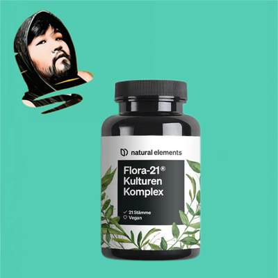 德国直邮满300包邮Natural elements21种肠道菌群维生素囊粒180粒