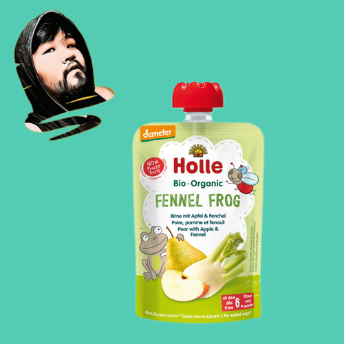 德国直邮【300包邮】holle有机demeter6个月+梨苹果草本茴香果泥