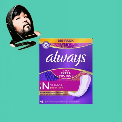 德国直邮【全场满300包邮】always通用护垫48片