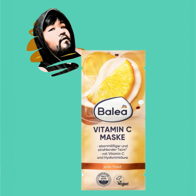 德国直邮满300包邮balea芭乐雅涂抹式清洁面膜16m（2袋装）