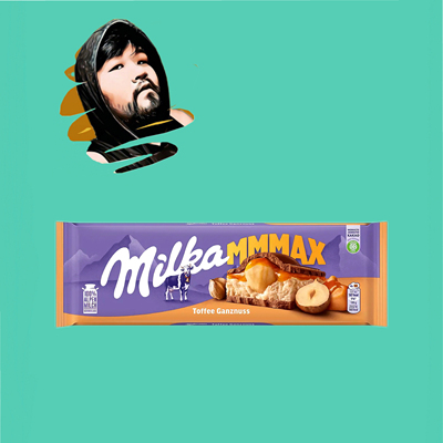 德国直邮【全场300包邮】milka妙卡max整颗榛子太妃糖巧克力300g