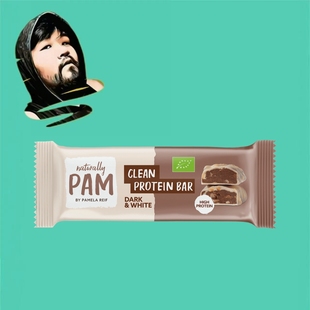德国直邮【全场满300包邮】Naturally PAM干净黑白蛋白棒45g