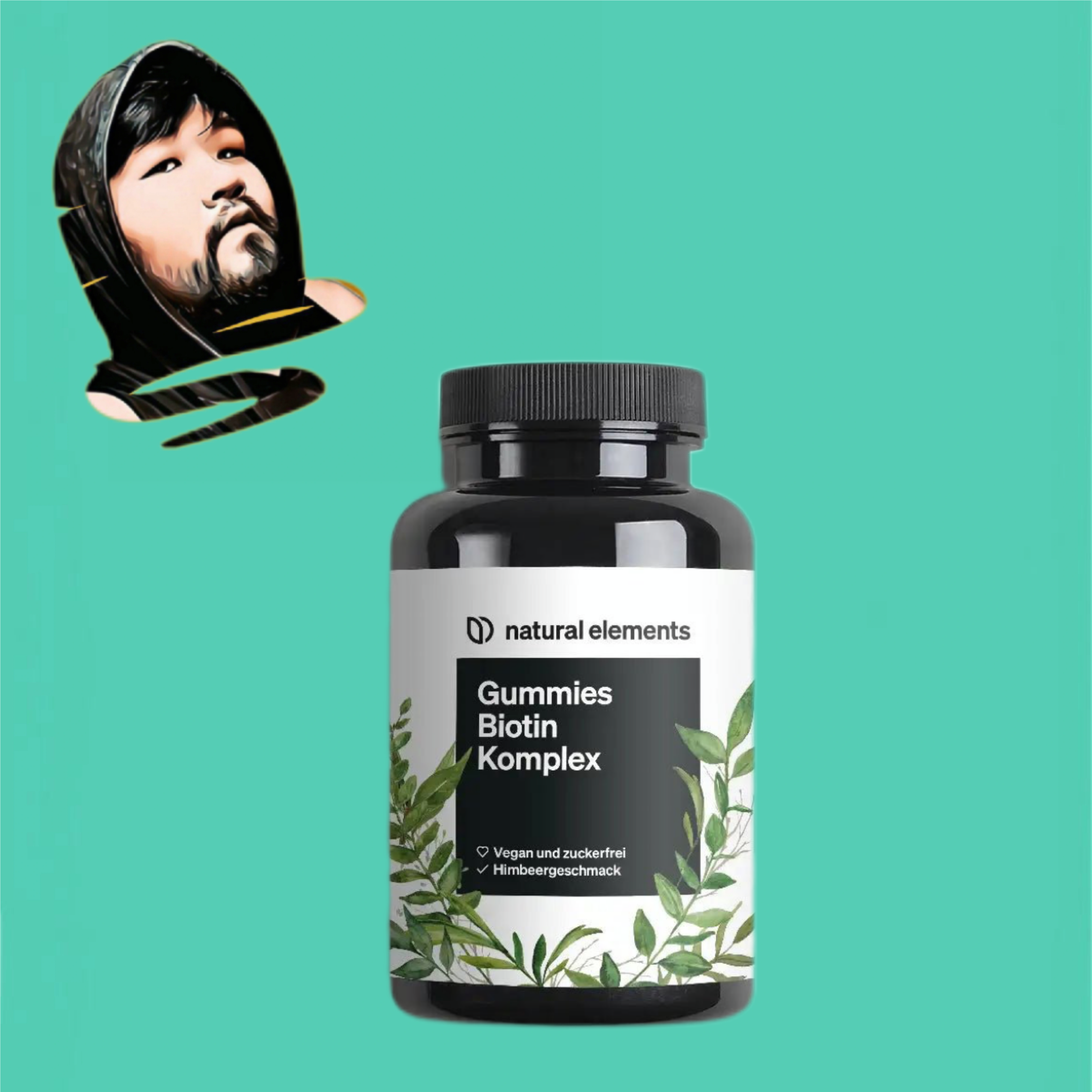 德国直邮【全场满300包邮】Natural elements生物素软糖120粒