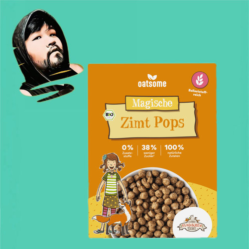 德国直邮【全场满300包邮】Oatsome有机肉桂燕麦球250g