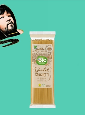 德国直邮【全场满300包邮】dmBio有机斯佩尔特小麦意大利直面500g