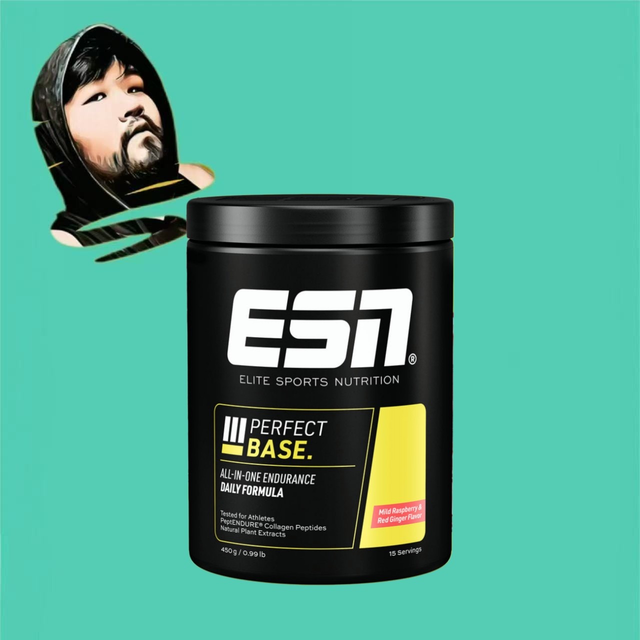 德国直邮【全场满300包邮】ESN基础粉红果生姜味450g