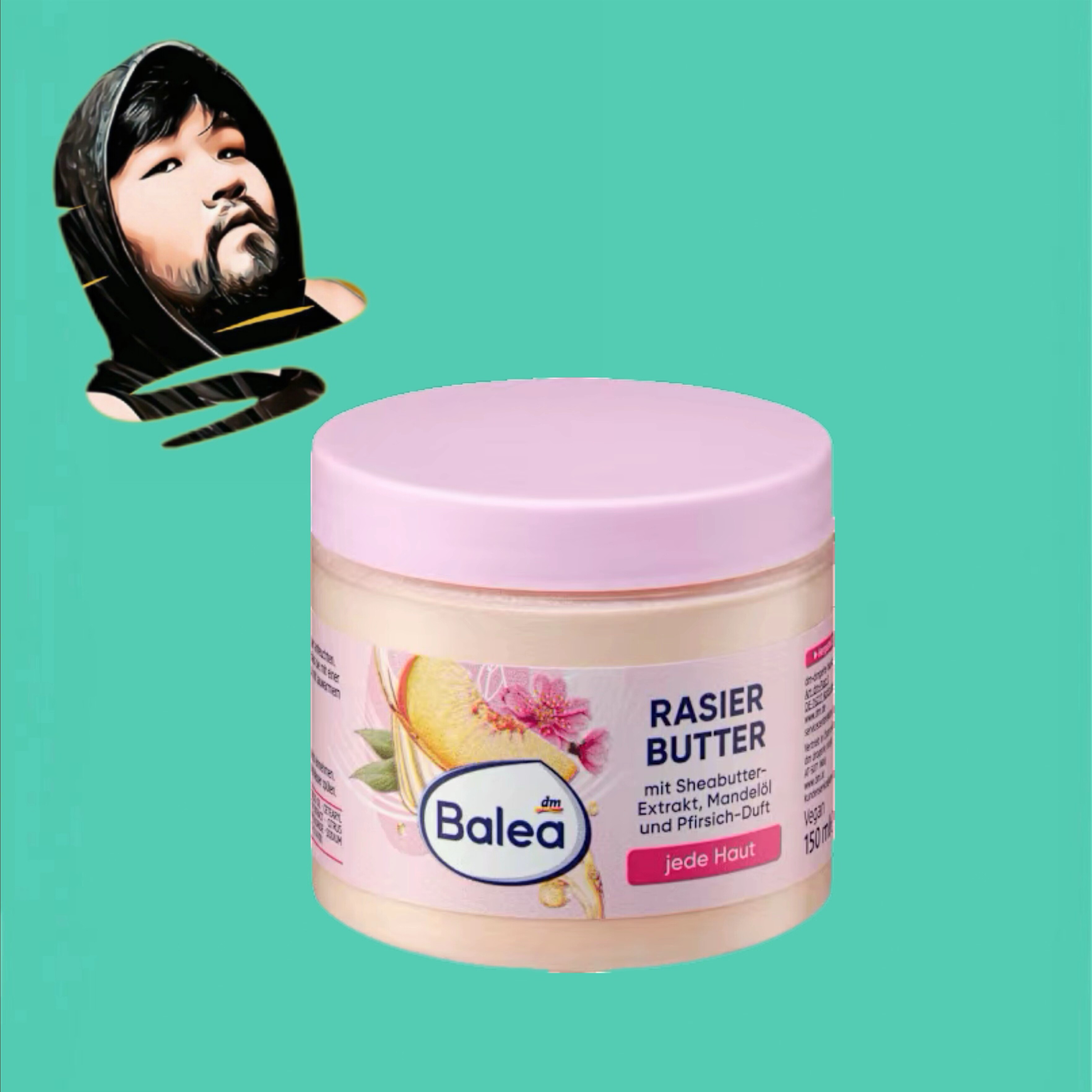 德国直邮【全场满300包邮】balea芭乐雅桃子刮毛膏150ml