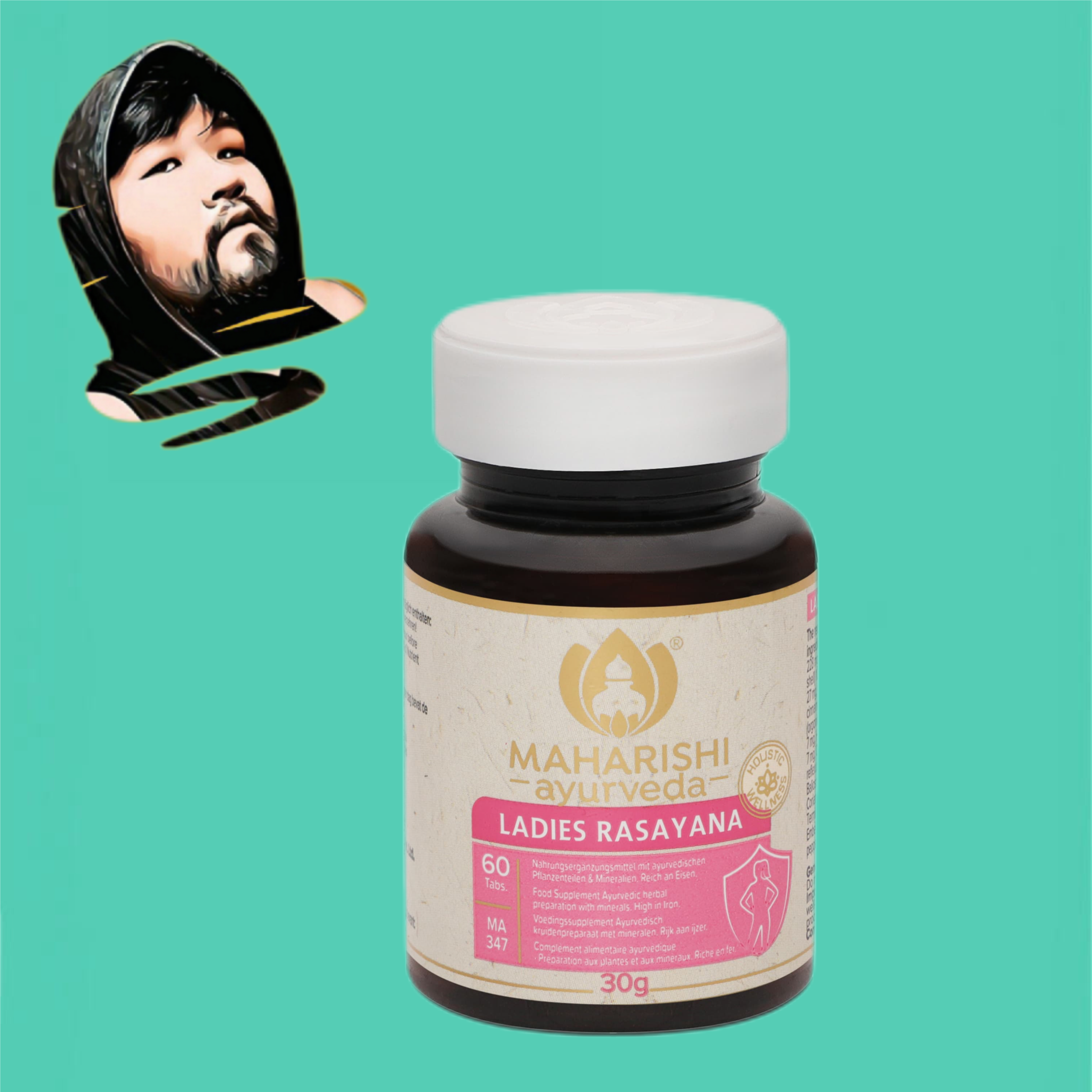 德国直邮【满300包邮】MAHARISHI AYURVEDA拉萨亚那女士维生素30g