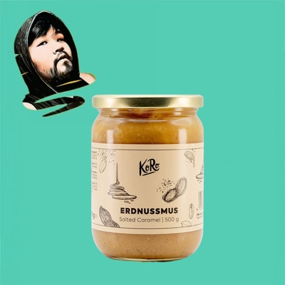 德国直邮【全场满300包邮】KORO海盐焦糖花生酱500g