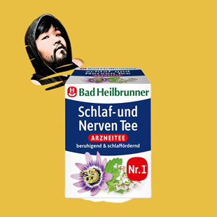 Bad 包邮 Heilbrunner缬草根西番莲草茶14g 全场满300 德国直邮