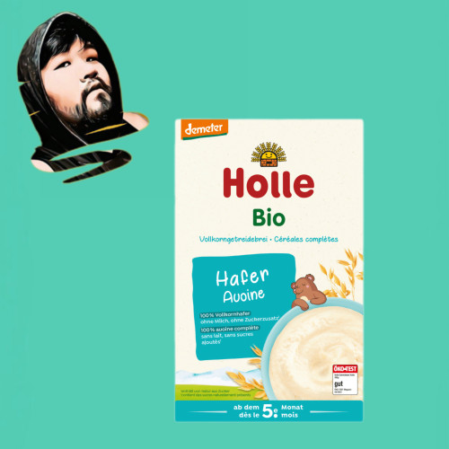 德国直邮【全场满300包邮】holle有机demeter6个月+燕麦粥250g