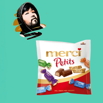 德国直邮【全场满300包邮】Merci经典混合夹心巧克力125g