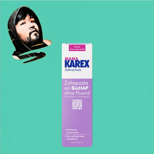 德国直邮【全场满300包邮 】KAREX母亲牙膏75ml