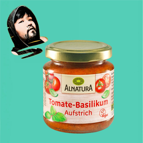 德国直邮【全场满300包邮】Alnatura有机番茄罗勒抹酱110g