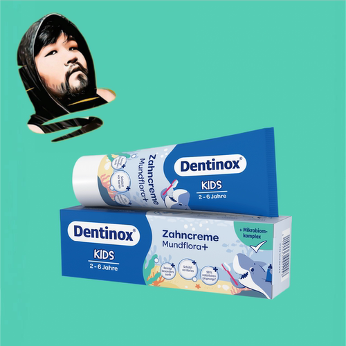德国直邮【全场满300包邮】Dentinox 2-6岁儿童牙膏75ml