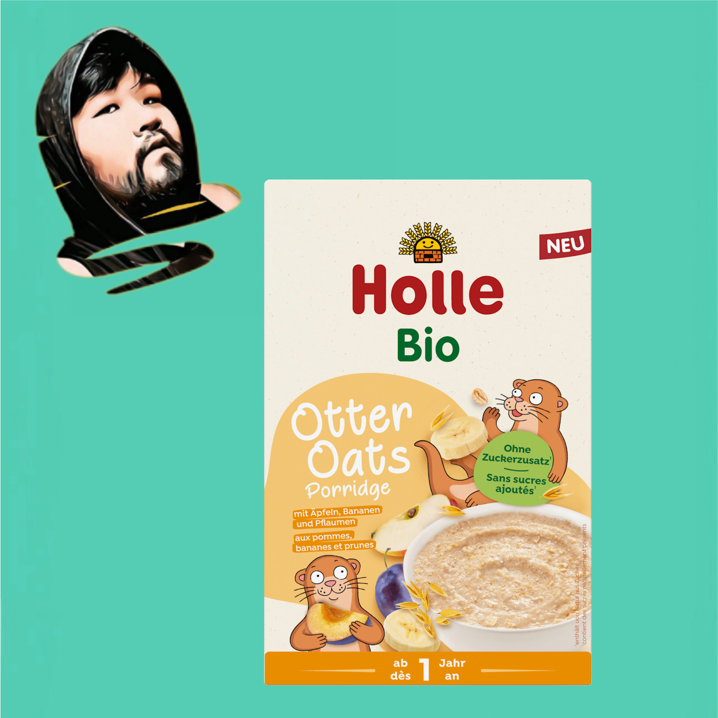 德国直邮【全场满300包邮】holle1岁+有机苹果粥200g