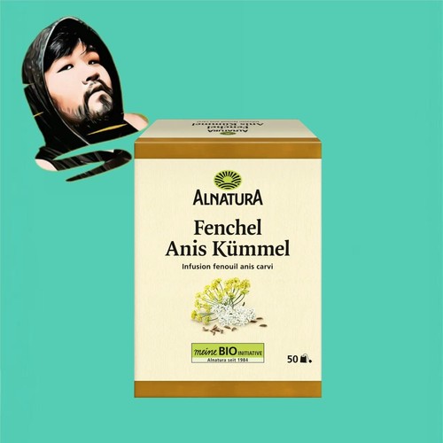 德国直邮【全场满5盒包邮】Alnatura有机茴香八角茶112.5g