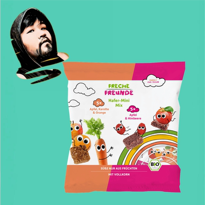德国直邮【满300包邮】Freche Freunde3岁+有机胡萝卜燕麦脆100g